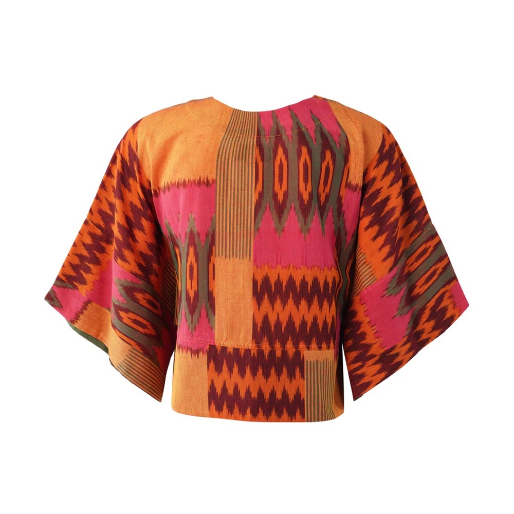 NWT Rujuta Sheth Mira Top in Mystic Ikat, XS/S - Picture 8 of 8